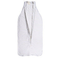 Woolbabe 3 Seasons Front Zip Merino/Organic Cotton Sleeping Bag | Pebble